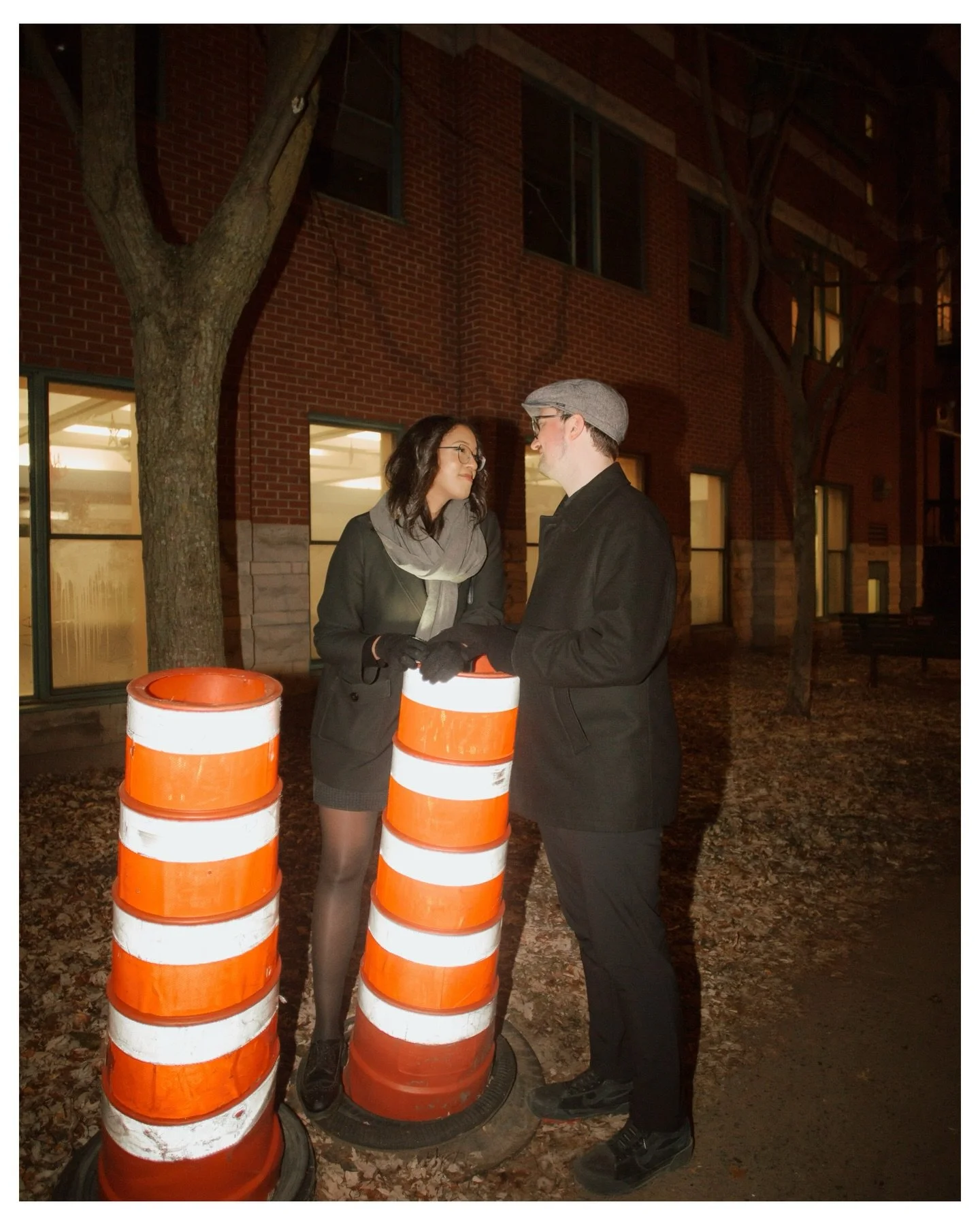 Romance in the traffic cones 🖤