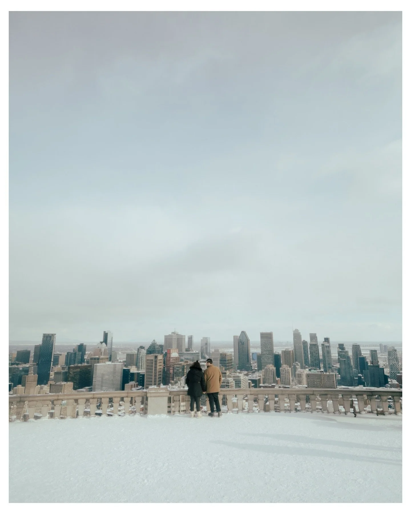 A surprise proposal on Mont-Royal ✨

Patrick had the universe on his side when he planned his proposal to his now-fianc&eacute;e Jacqueline! A massive snowstorm hit Montreal exactly 1 hour to the minute after he got down on one knee in the snow, on a