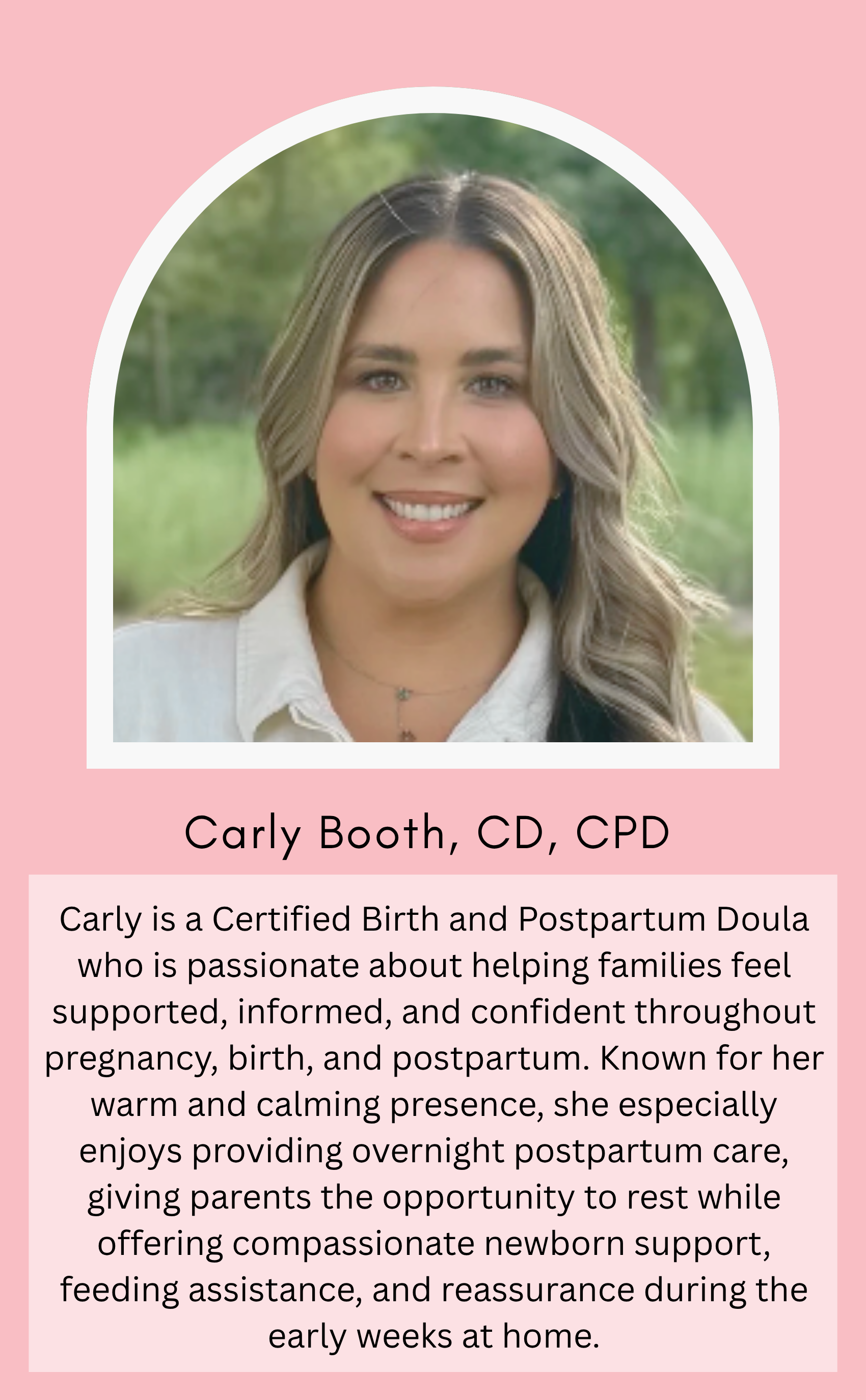 Labor and Postpartum Doula