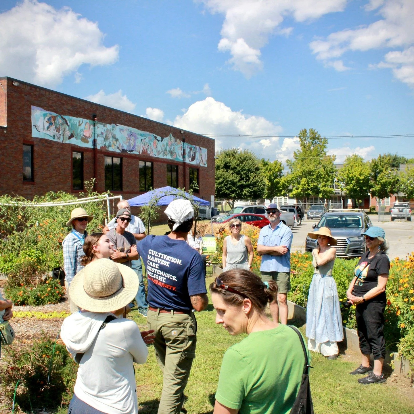 Our friends from @foodasaverb brought some folks out for a little farm tour to close out the month of August! A big thank you to everyone that showed up to sweat with us and learn a little more about how we do things here at The Beth. 

education
com