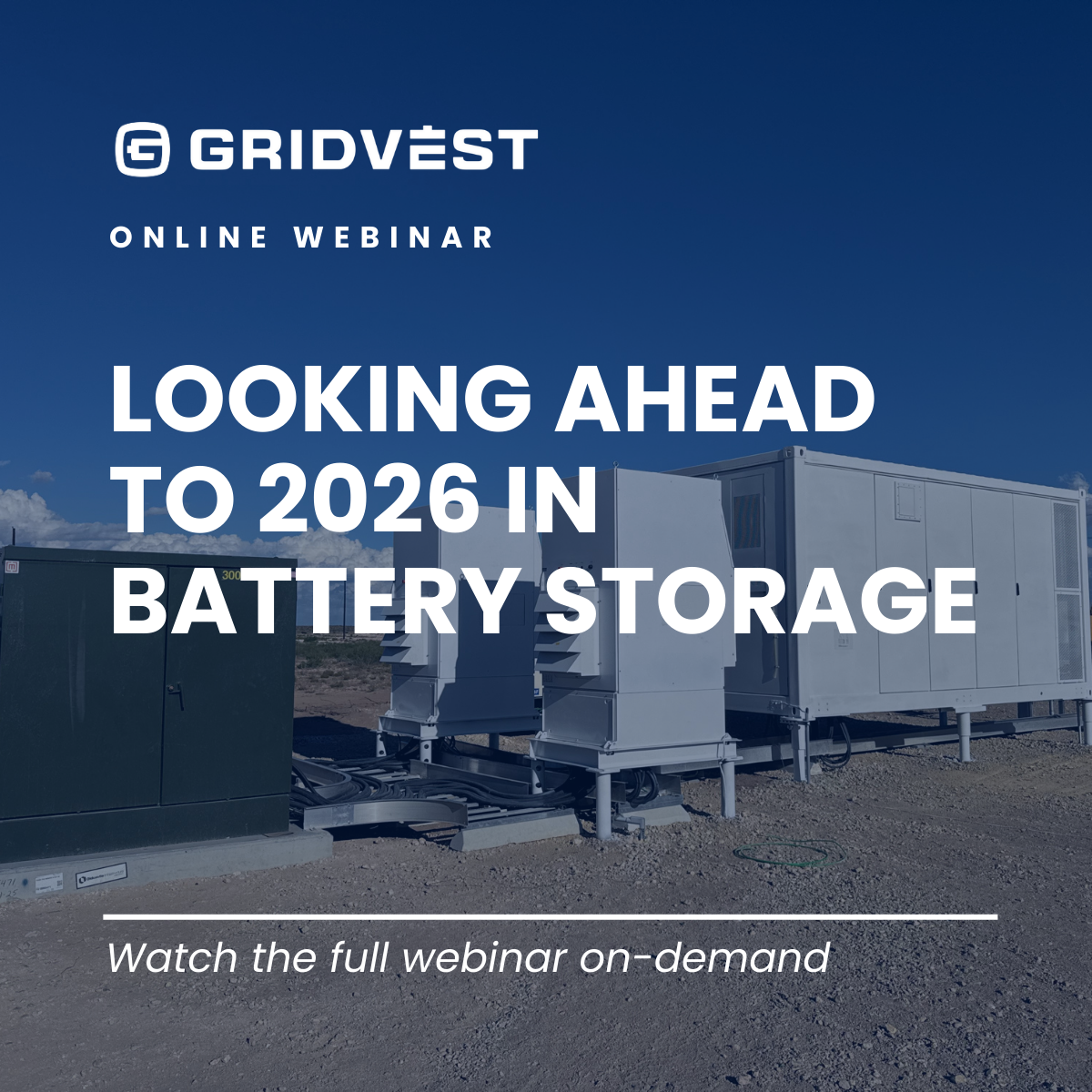 Webinar | Looking Ahead to 2026 in Battery Storage