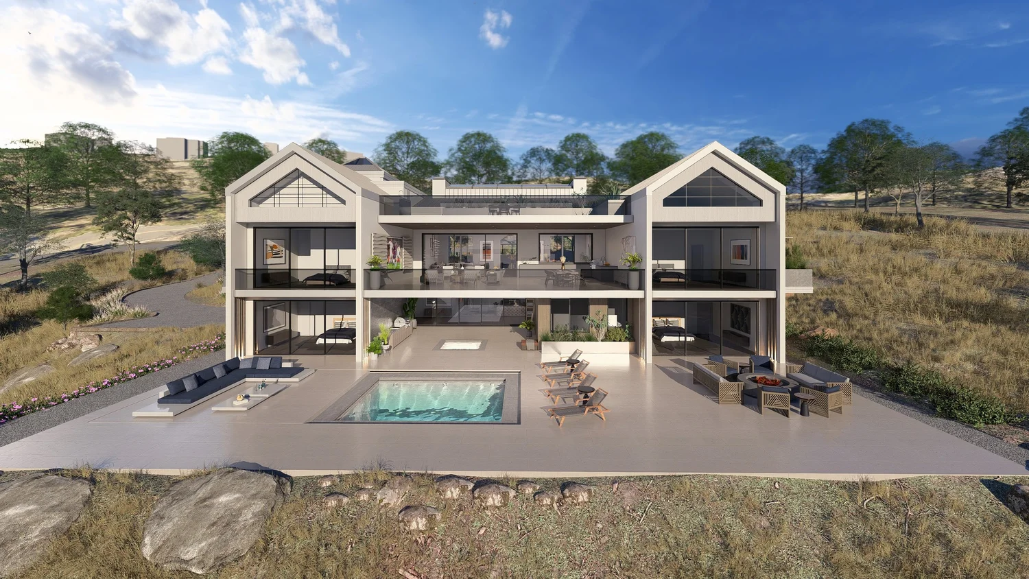 Trinity Sonoma Hillside Estate & Interior Design — EAG Studio
