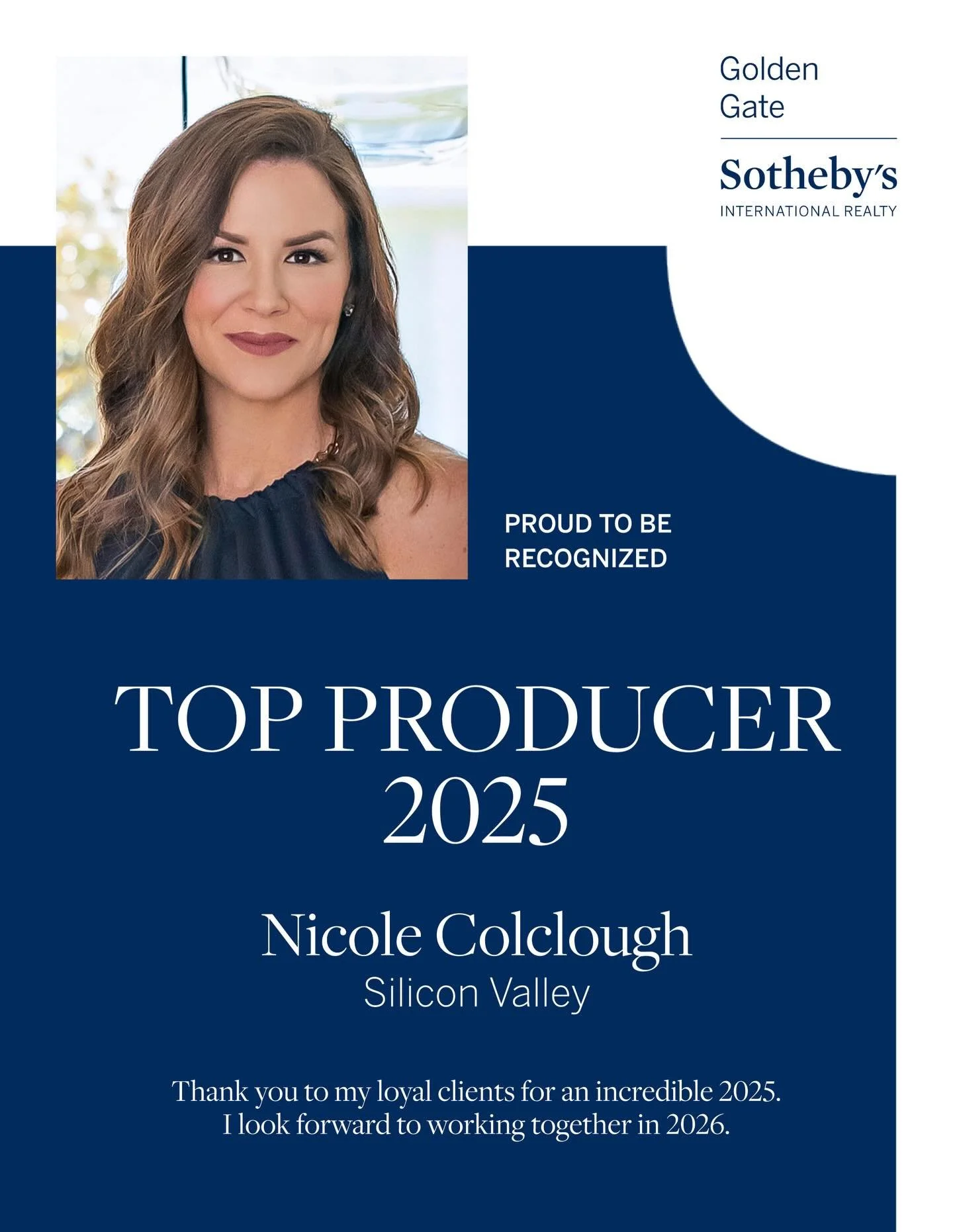 Honored to be recognized as a Top Producer 2025 and Top 10 in Silicon Valley @goldengatesir! 🤍

Feeling incredibly grateful for this recognition &mdash; but even more grateful for the people behind it.

To my clients who trust me with some of life&r