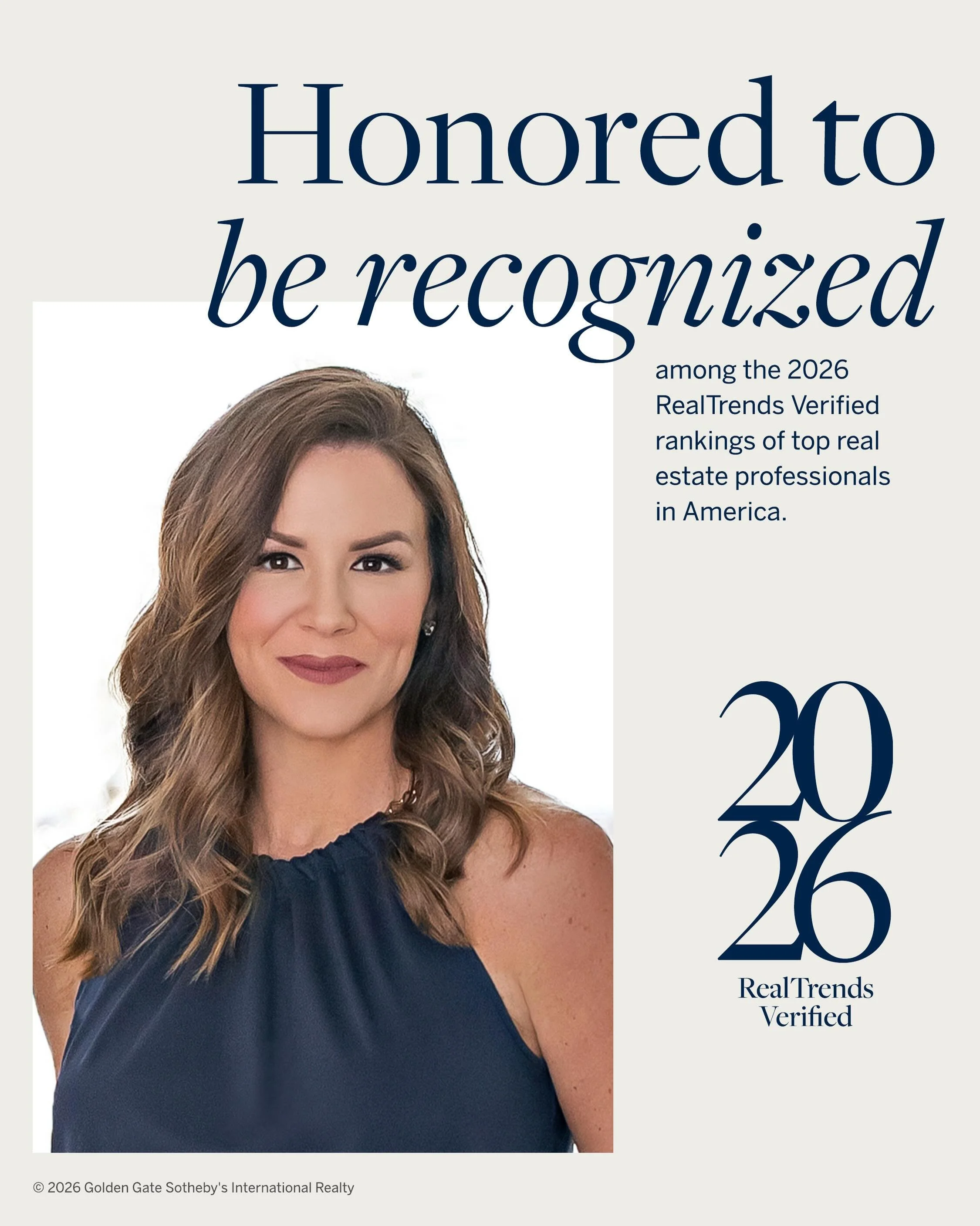 Honored to be recognized among the top real estate professionals in the country in the 2026 RealTrends Verified rankings. 🤍

This achievement means so much because it comes during one of the busiest and most transformative seasons of our lives.

Thi