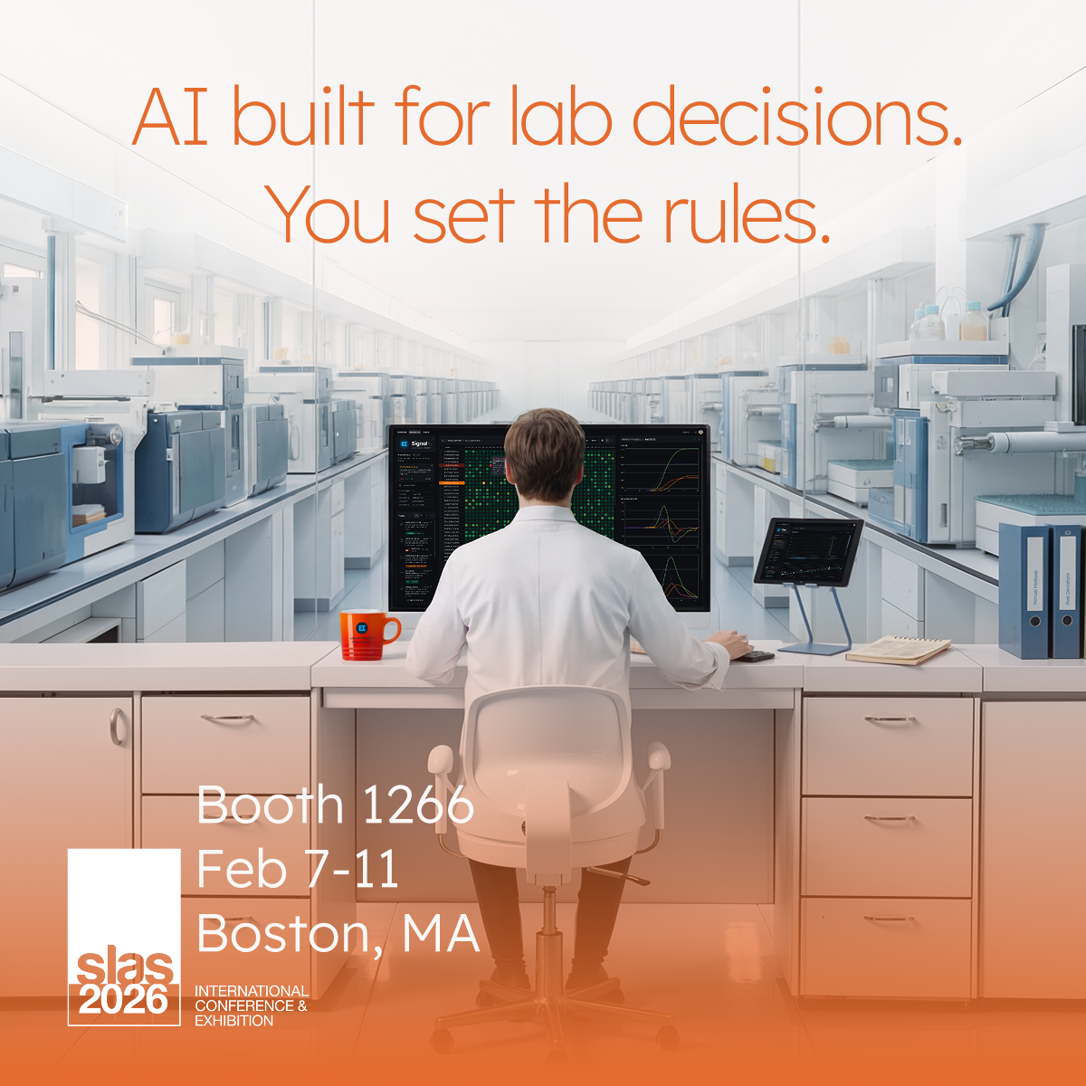 AI built for lab decisions. You set the rules.