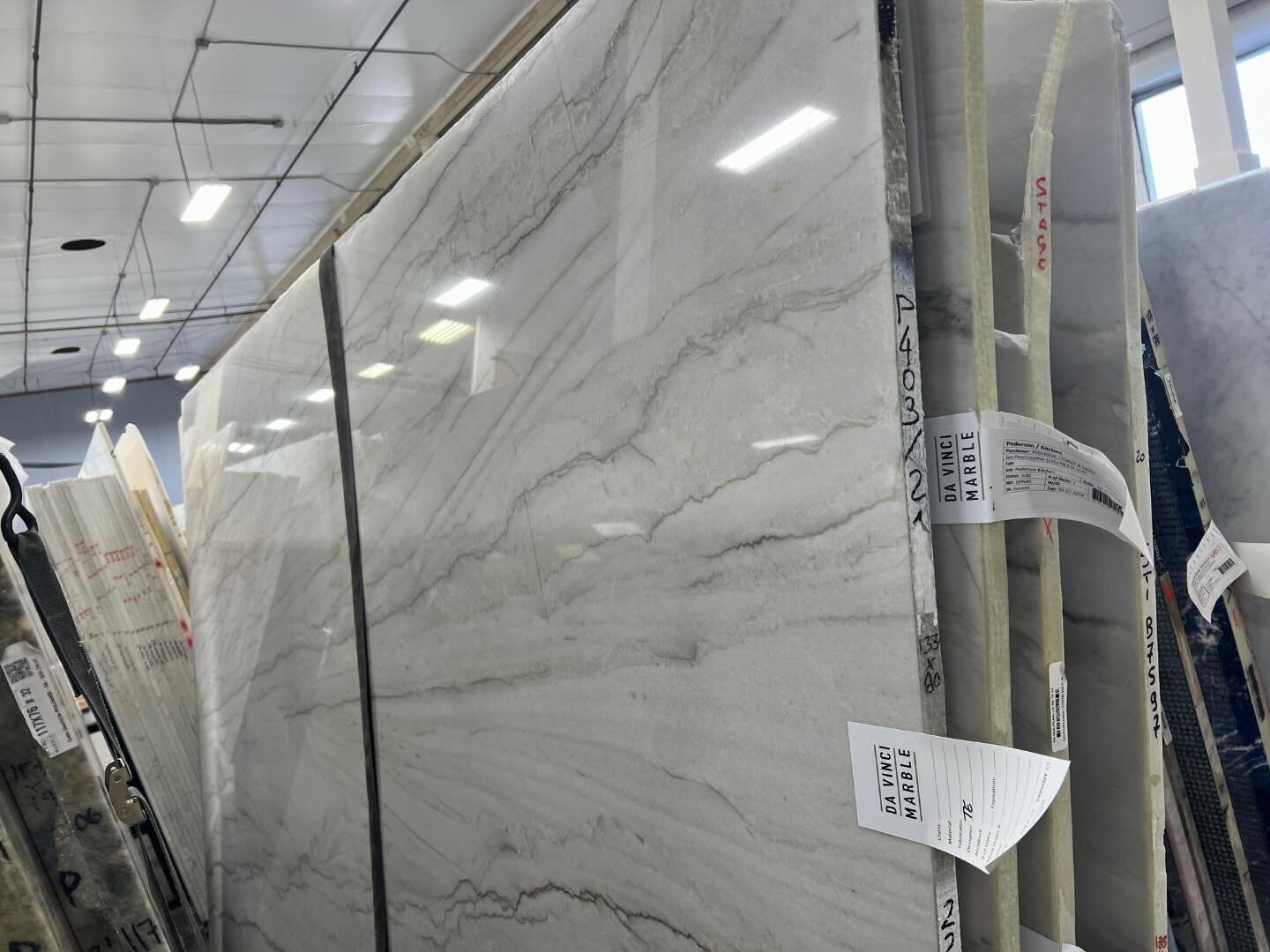 New project slab selections&hellip; more to come #davincimarble