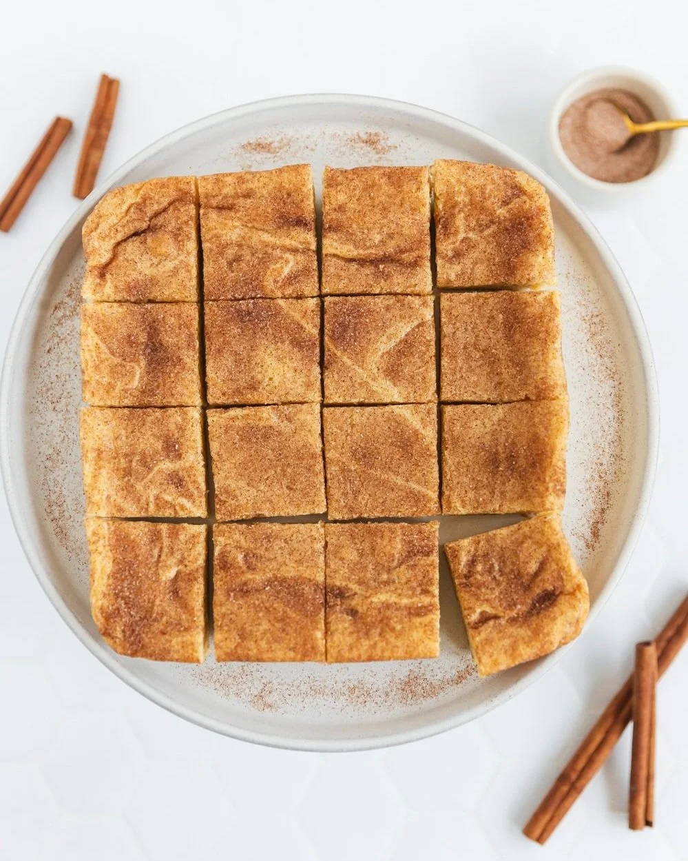 Snickerdoodle Cookie Bars