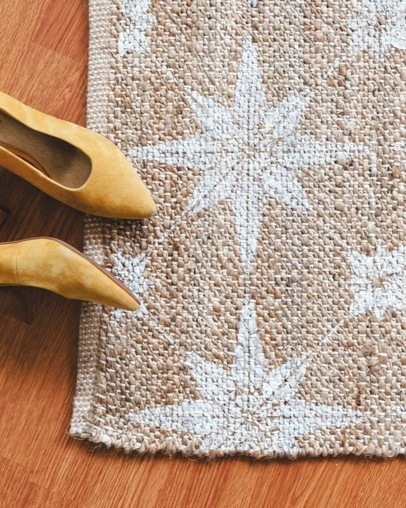 DIY Starburst Tile Rug
