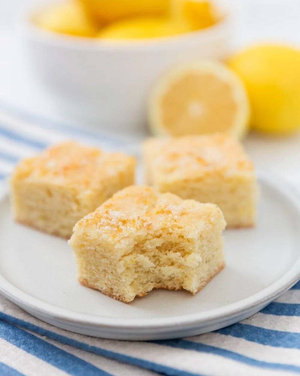 Lemon Sugar Cookie Bars