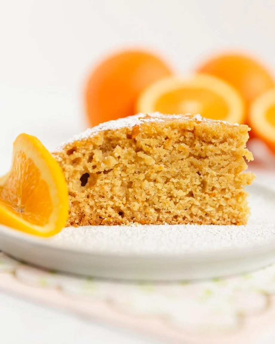 Orange & Honey Polenta Cake