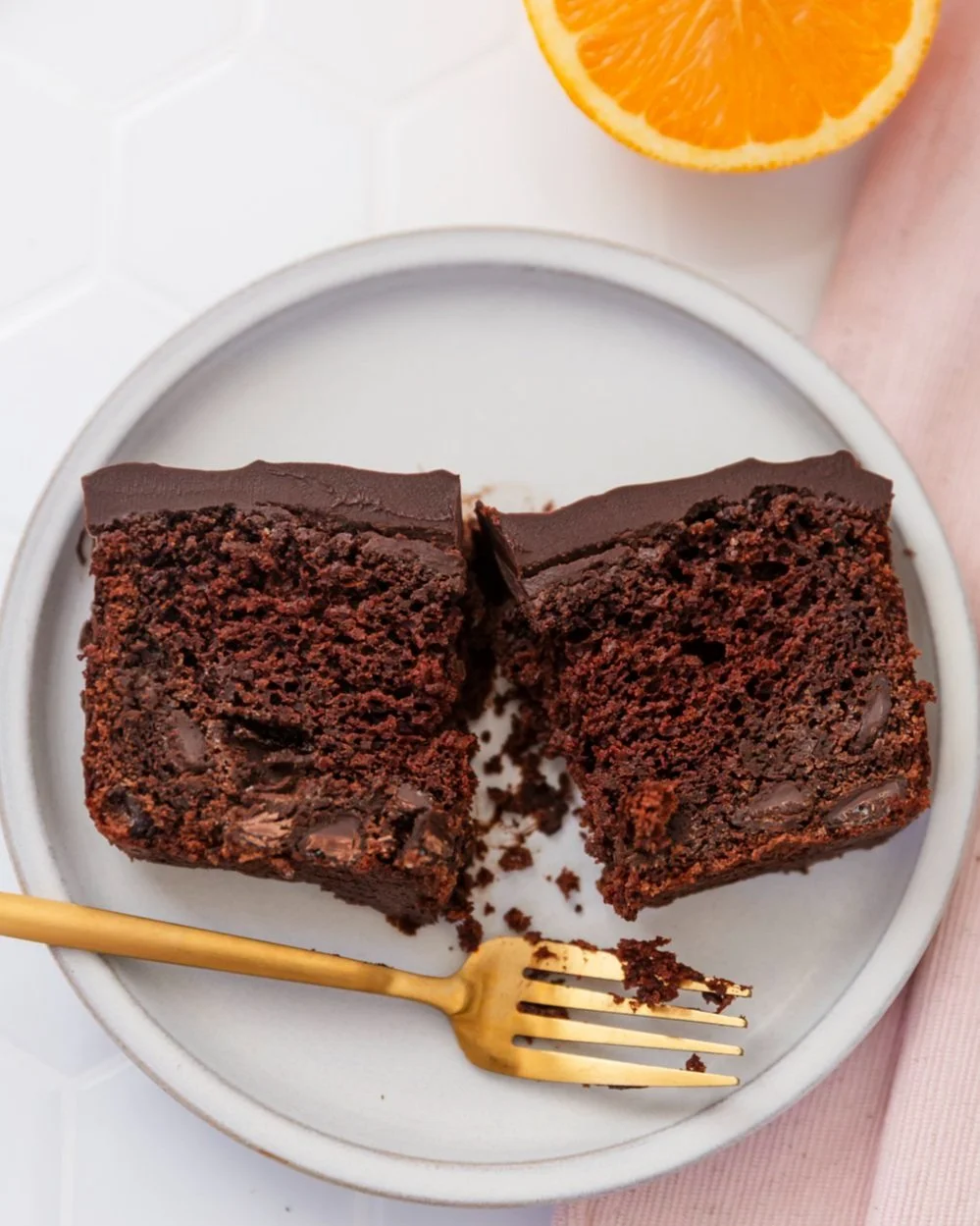 Chocolate Orange Bread with Chocolate Ganache