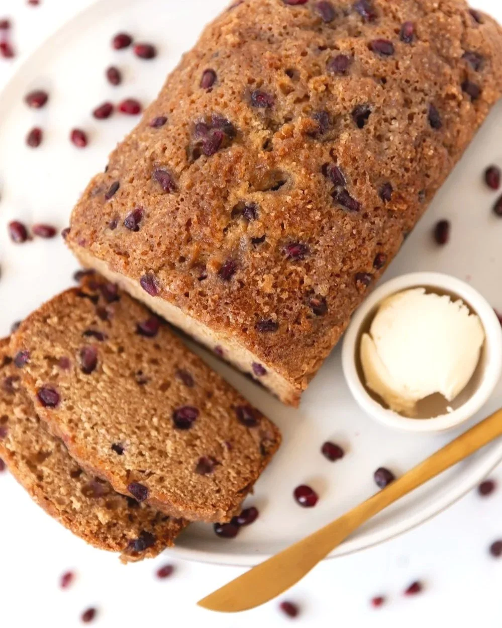 Apple Pomegranate Bread