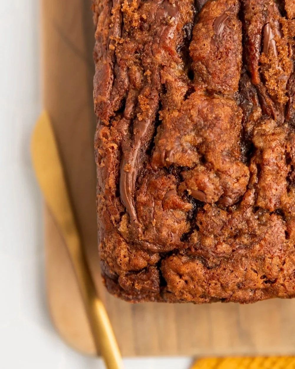 Banana Bread with Nutella Swirl