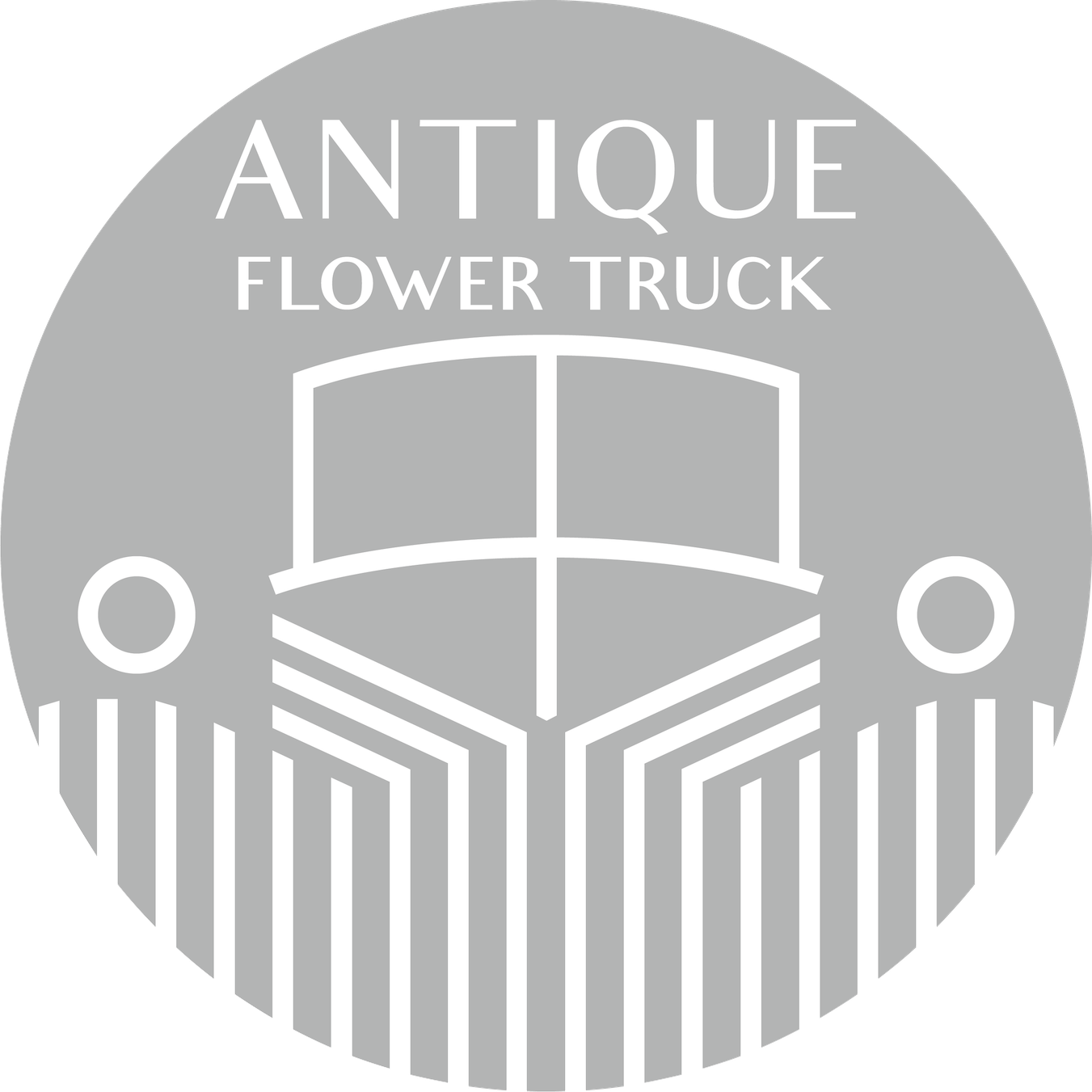 Antique flower truck
