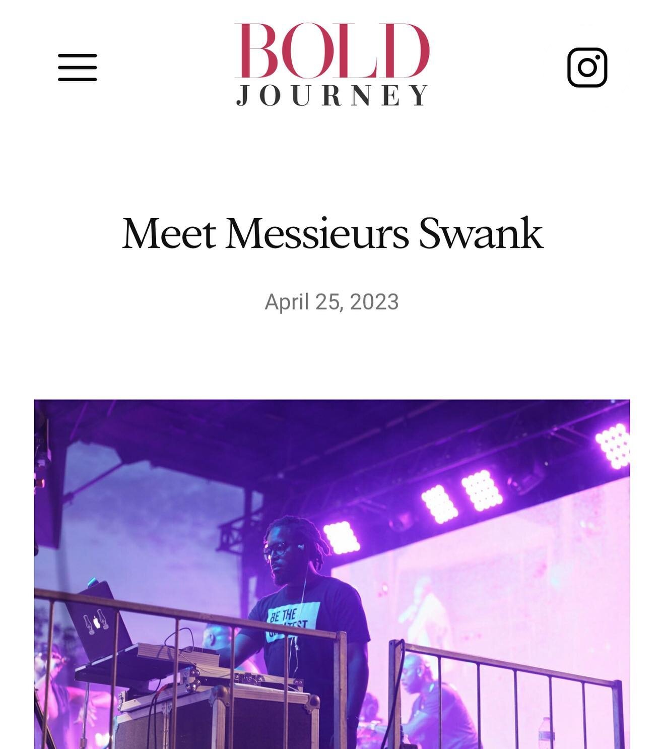 Resilience is key when you&rsquo;re on a Bold Journey. Shout out to David Tan and the @boldjourneymag team for the great interview.

#resilience #music #love #creative #luxesoundtrack #swanklifestyle #music #musiccurator #dj #producer #songwriter #ev