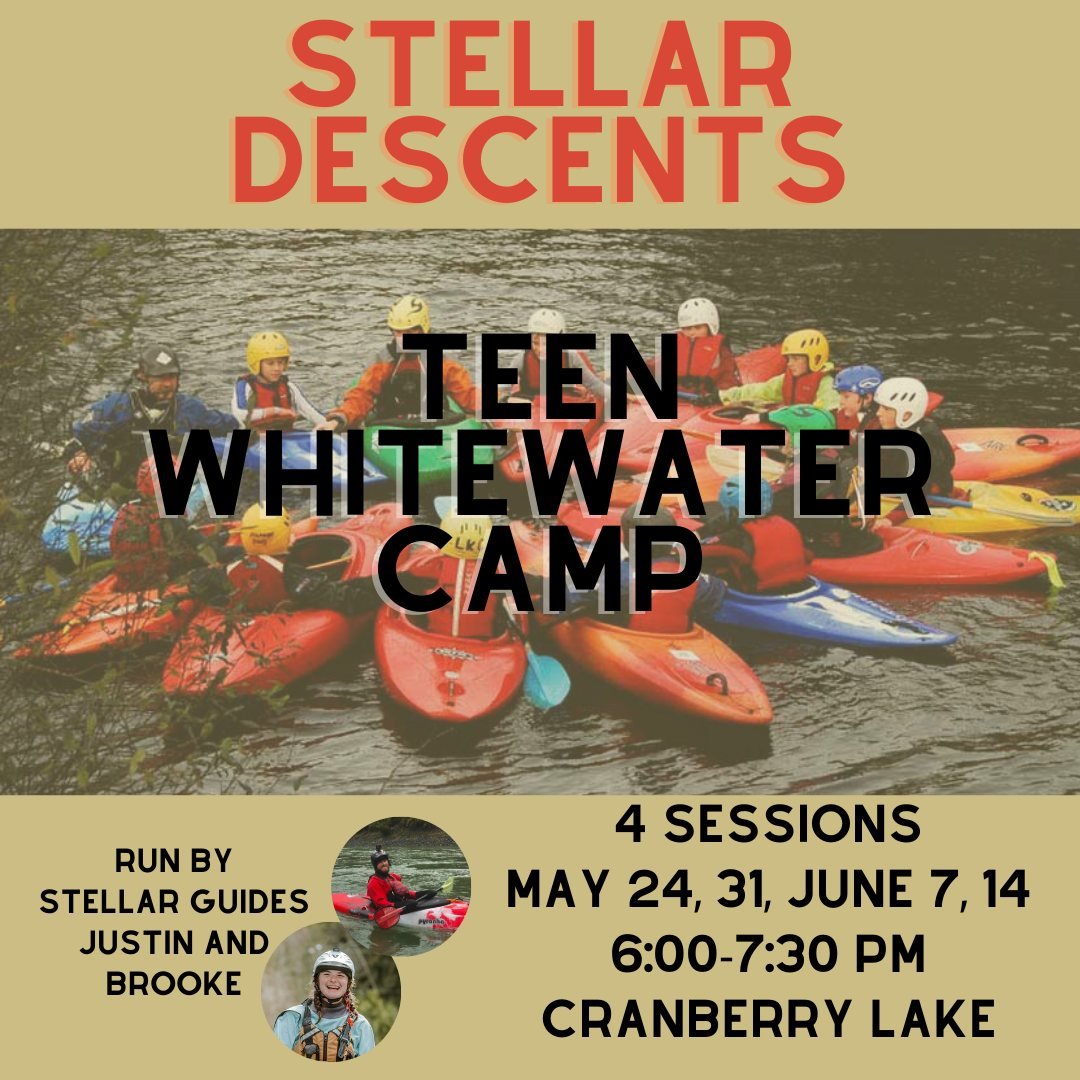 ATTENTION ROBSON VALLEY!
We want to get the next generation of river runners going! This spring come learn the basics of paddling whitewater kayaks and standup paddleboards, learn about whitewater safety and rescue, and have a great time with your fr