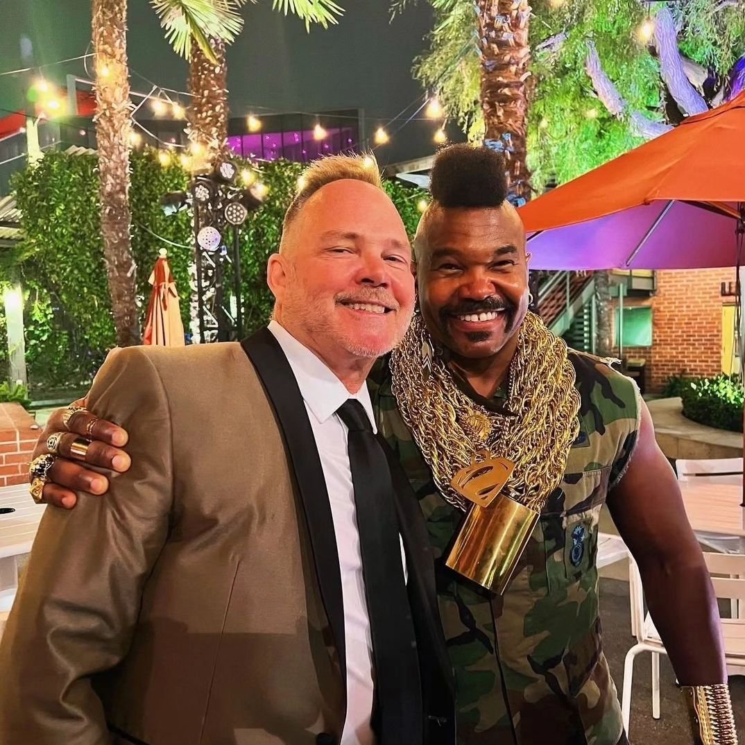 No, we didn't dream it... #MrT made it to our 20th anniversary performance! He also brought the famous #ATeam van filled with ___________! #20Years