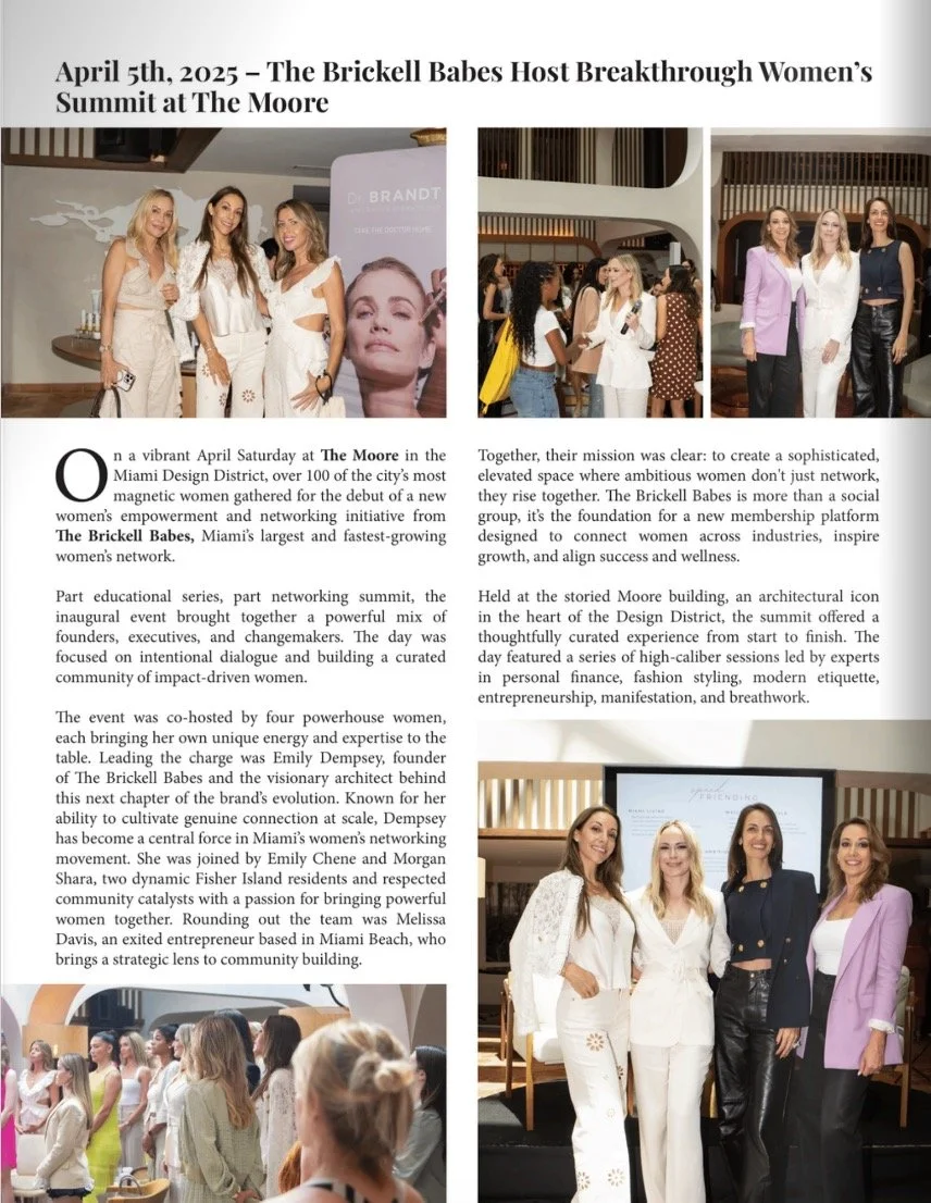 hibiscus magazine fall 2025 | The Brickell babes women’s leadership conference