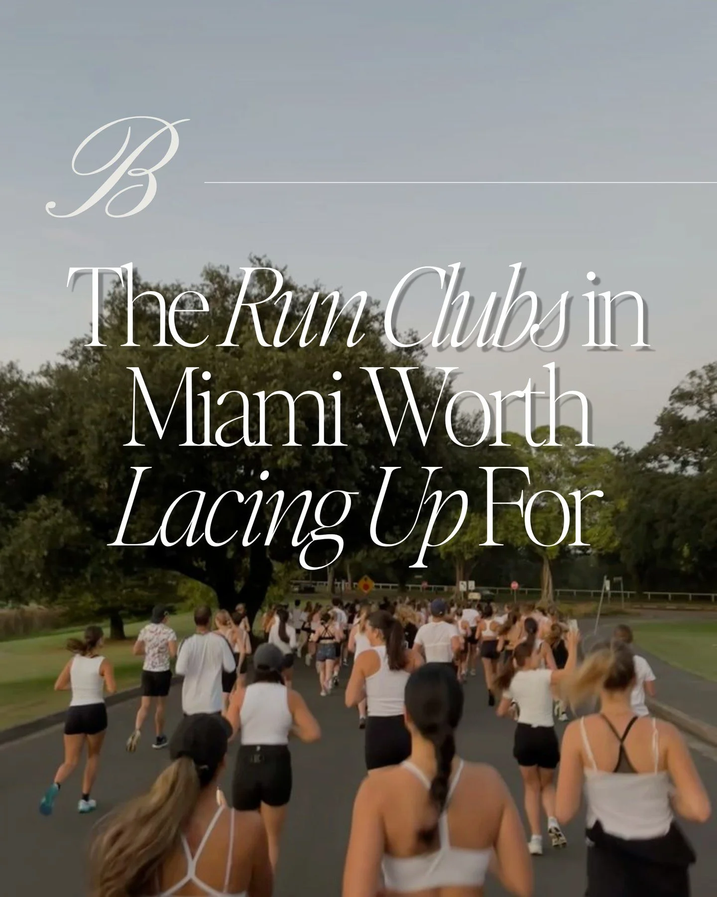 Nobody warns you that finding your people in Miami might start with a group run. 🏃&zwj;♀️

New to the city or new to running, this is one of the easiest ways to walk in as a stranger and leave with friends. Every pace is welcome, walkers included, a
