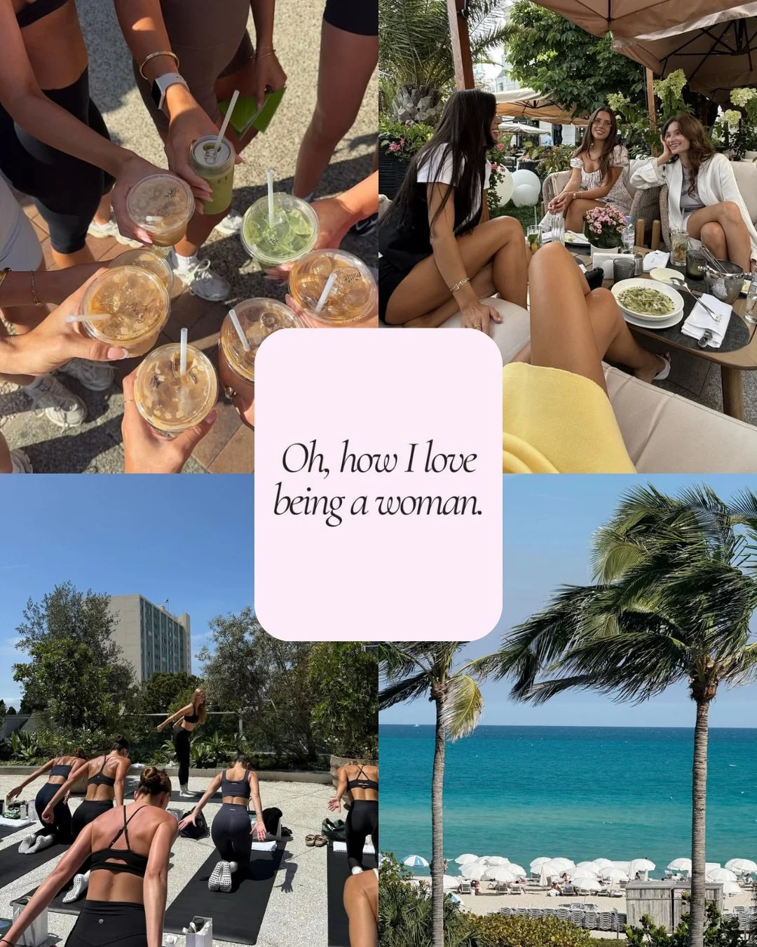Oh, how I love being a woman.

ICYMI, we have an online + irl membership community. Members get access to our digital communities and complementary members' events around the city. Interested in learning more? Comment MEMBERSHIP and we'll send you th