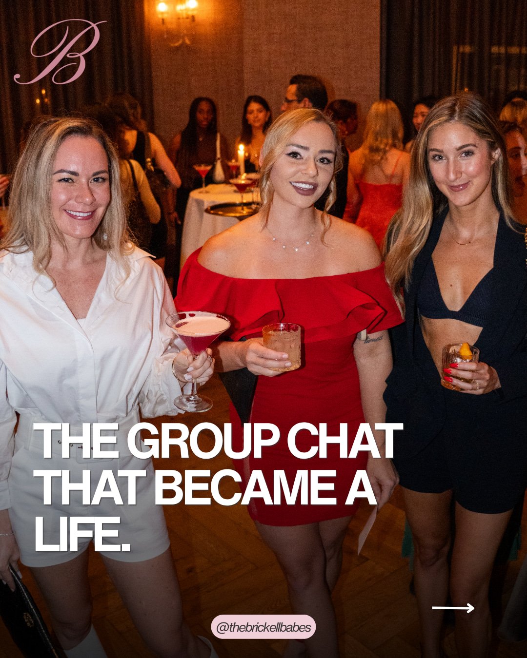 Every good thing here started the same way, someone said "come with us" and it turned into a whole life.

Comment MEMBERSHIP and we'll send you the link. Come join us. 💌
#BrickellBabes #MiamiItGirls #BBCommunity