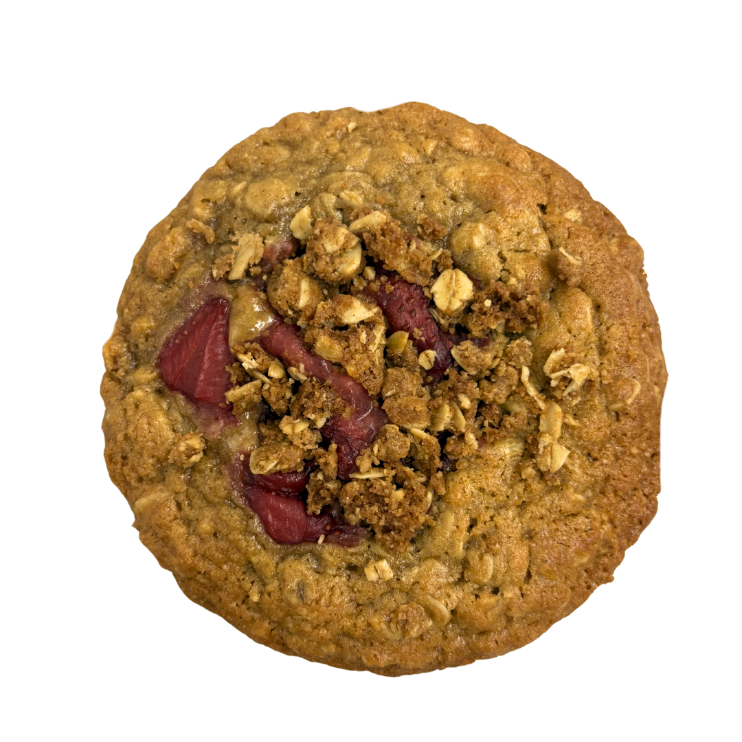 Chocolate cookie with white chocolate chunks