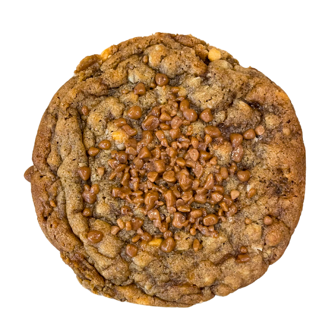 Chocolate cookie with white chocolate chunks