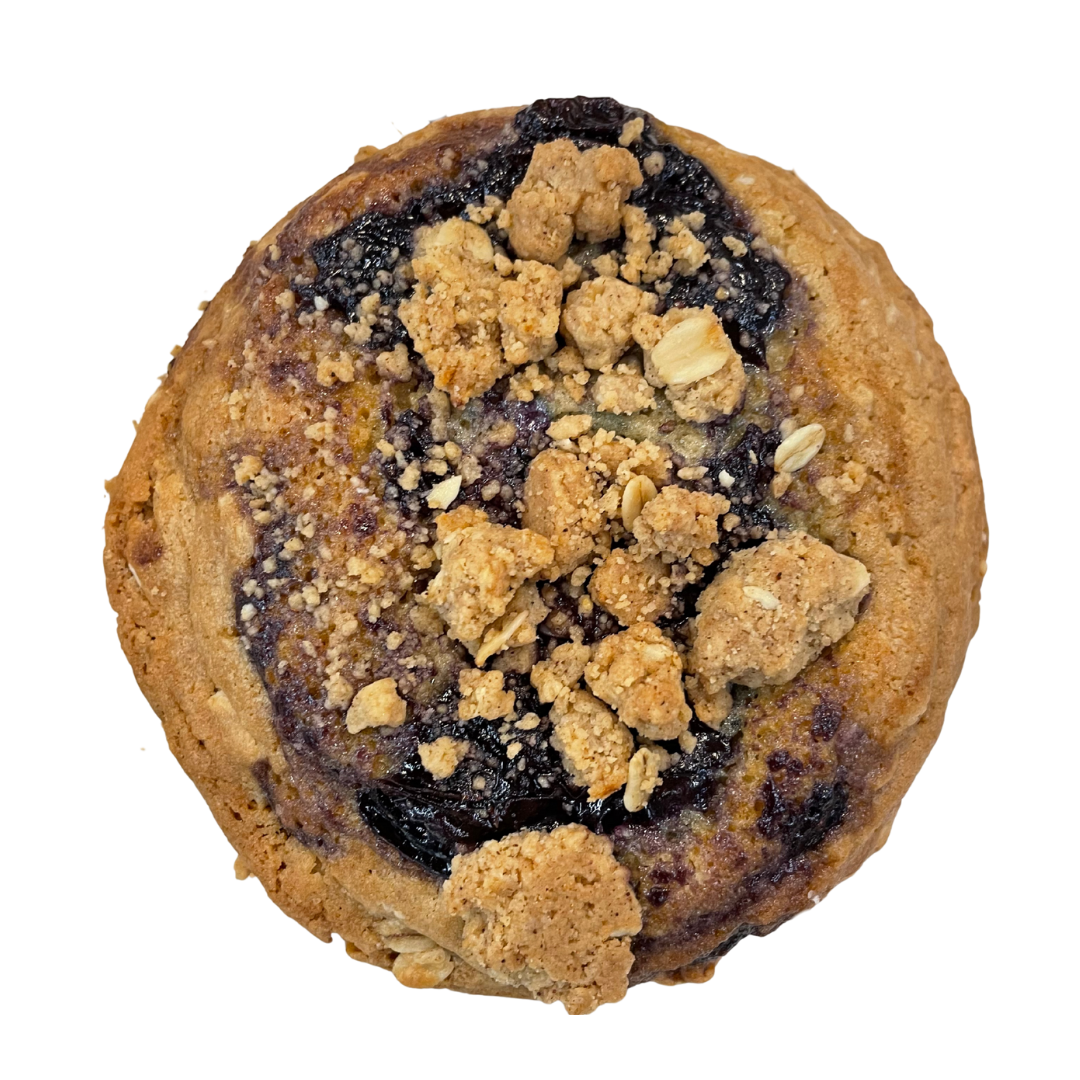 Chocolate cookie with white chocolate chunks