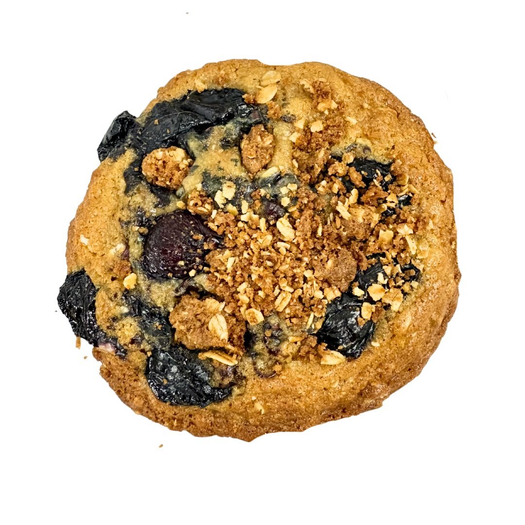 Chocolate cookie with white chocolate chunks