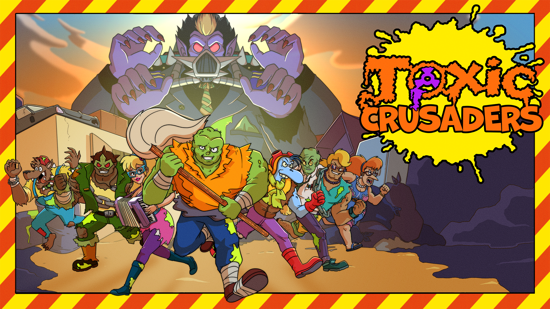 Toxic Crusanders Gets a New Gameplay Trailer and Release Window