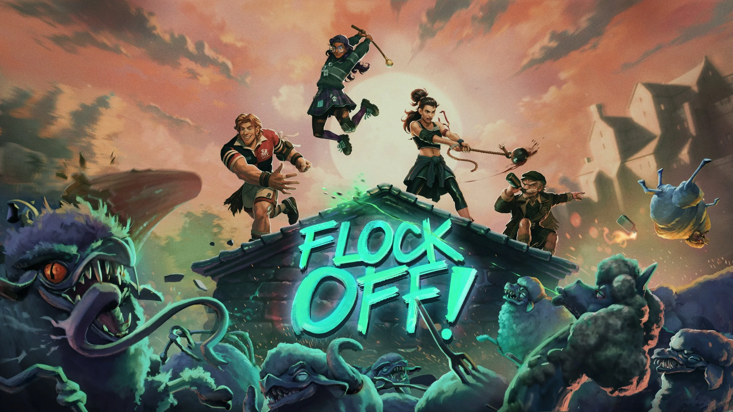 Fight Off Zombie Sheep with Friends When Flock Off! Hits Steam Later This Year