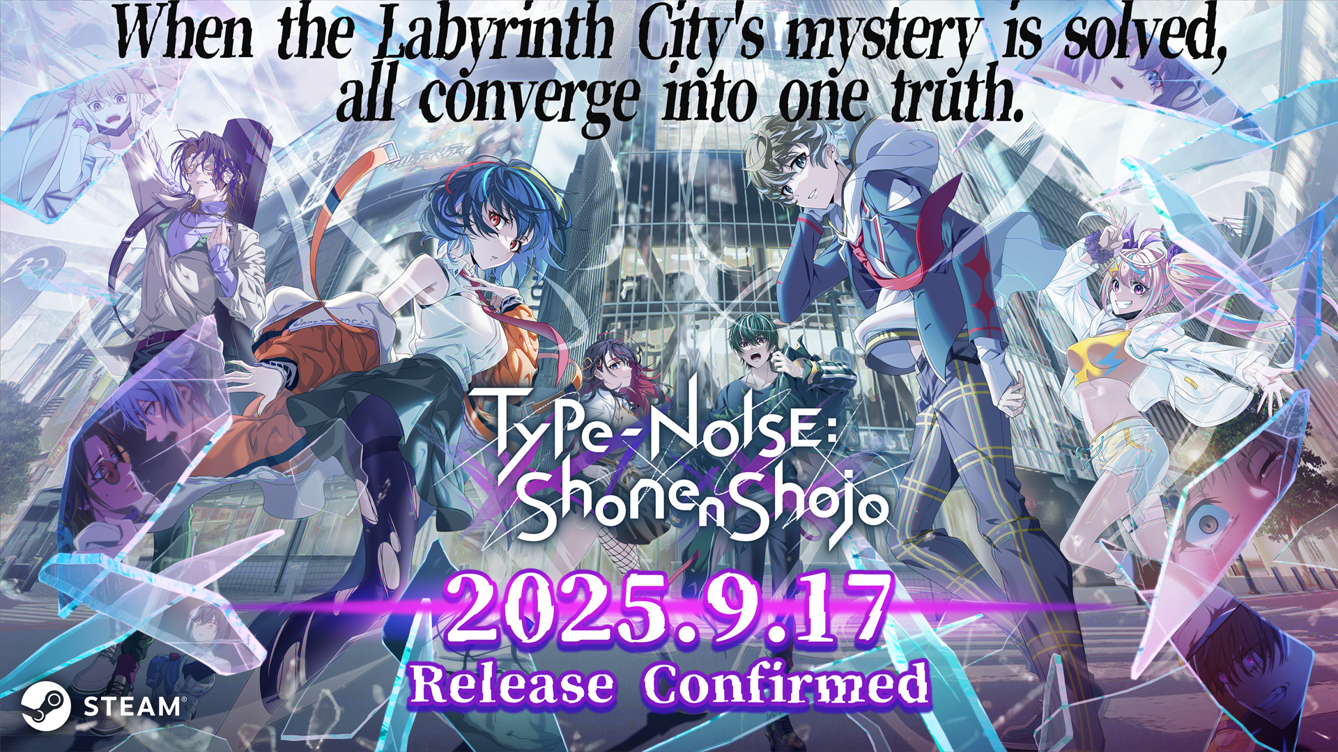 Puzzle Adventure Type-NOISE: Shonen Shojo Launches This September