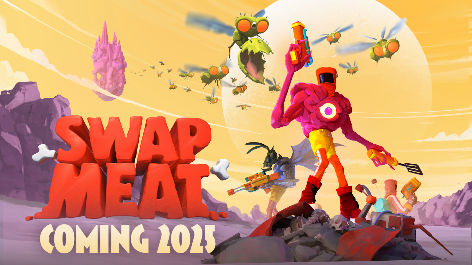 Co-op Roguelite Shooter SWAPMEAT Will Be Hosting a Playtest This Week