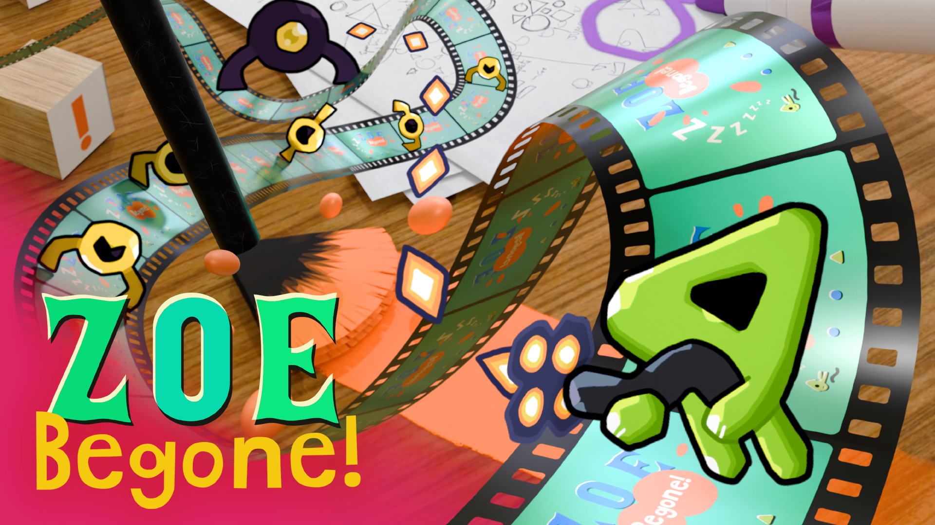 Hand-Drawn Bullet Hell ZOE Begone! Launches This September