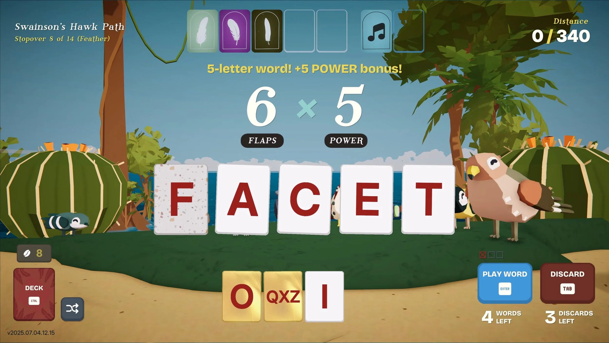 Looking For A Game That's Like Balatro with Words? Check Out Birdigo
