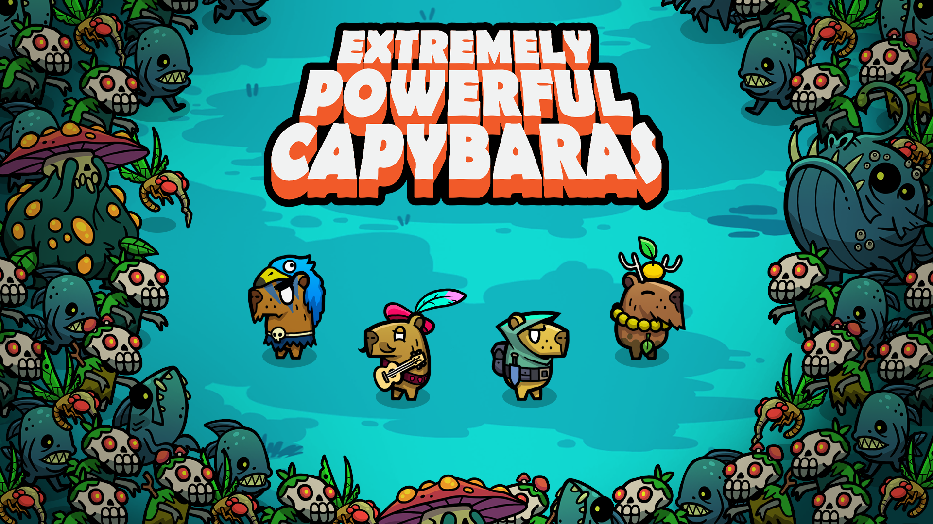 Fight Creepy Fish Zombies as a Capybara in Extremely Power Capybaras Launching on Consoles Later This Month