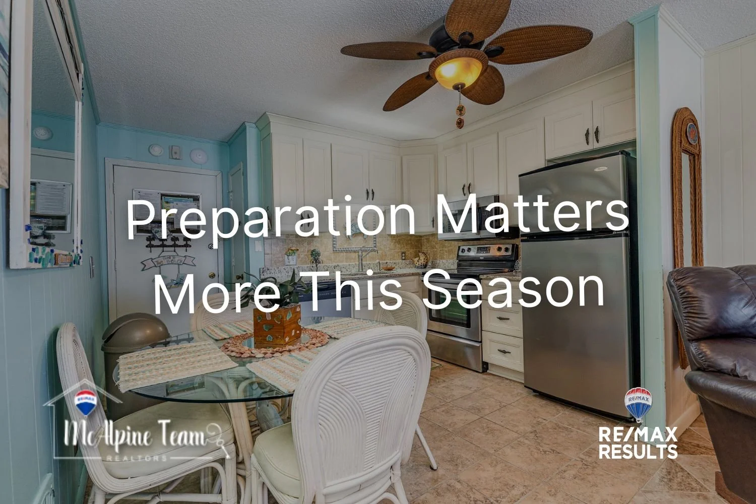 A Myrtle Beach home prepared for December showings, highlighting what winter buyers look for