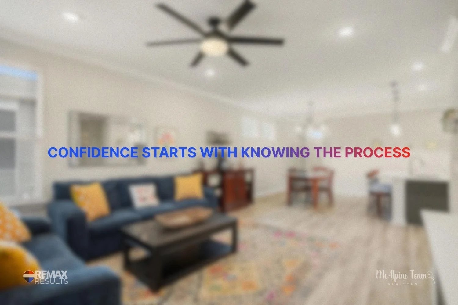 Graphic about gaining confidence by understanding the process of making an offer on a house
