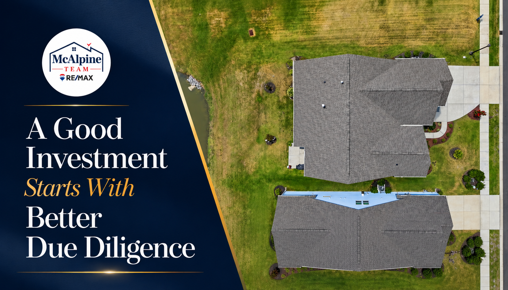 Aerial view of residential properties representing due diligence before a Myrtle Beach investment purchase