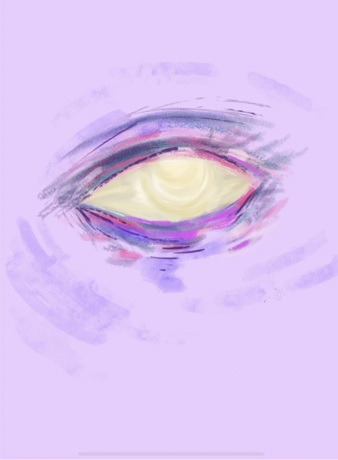 'in heaven's eyes' (digital - procreate)