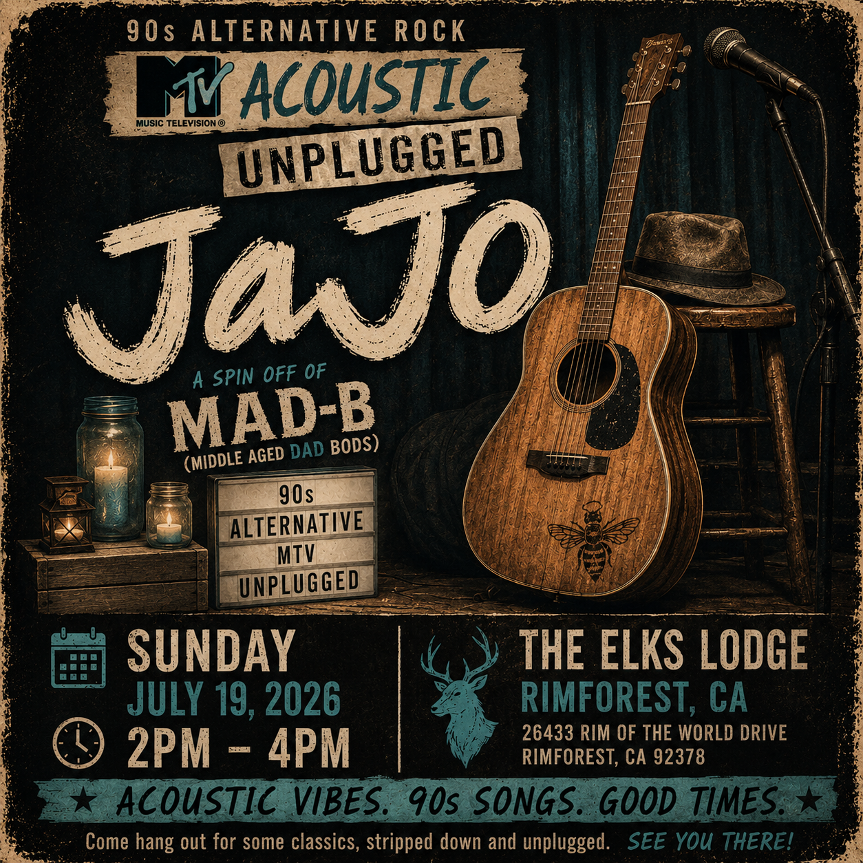 MTV Acoustic Sunday Funday at the Elks Lodge