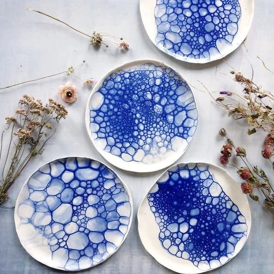 clay plates handmade