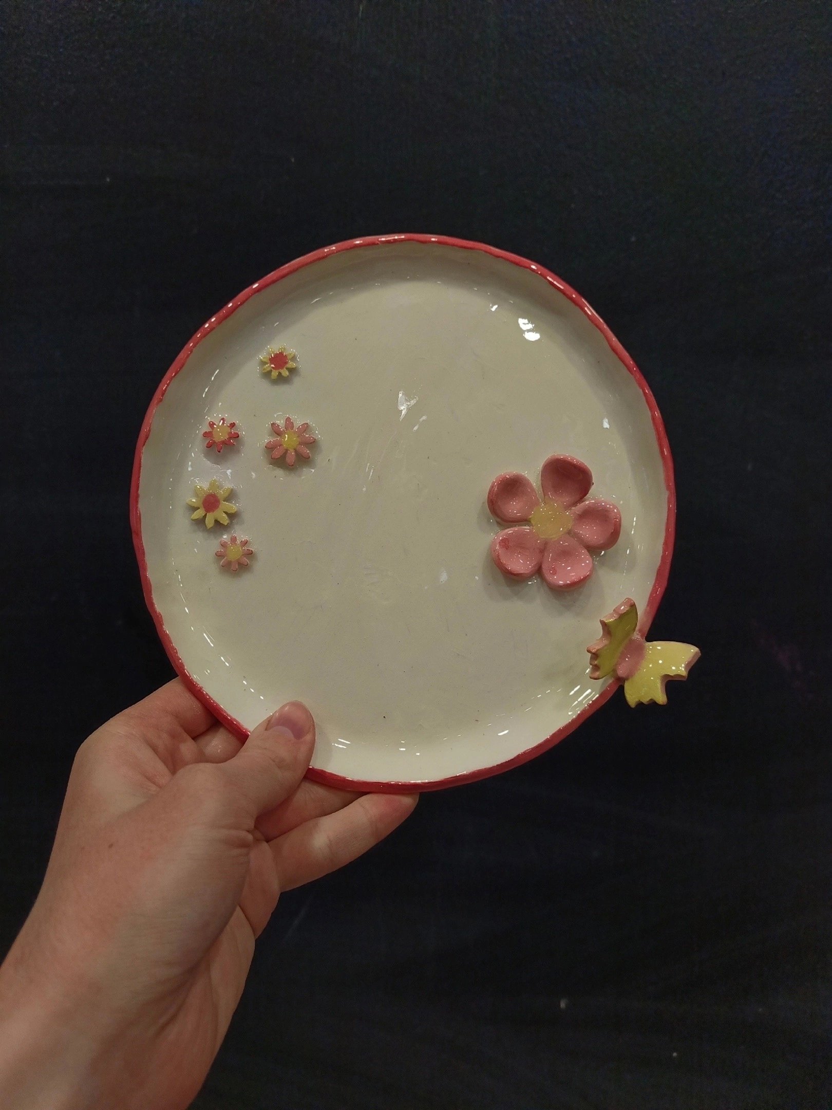 Clay plates handmade