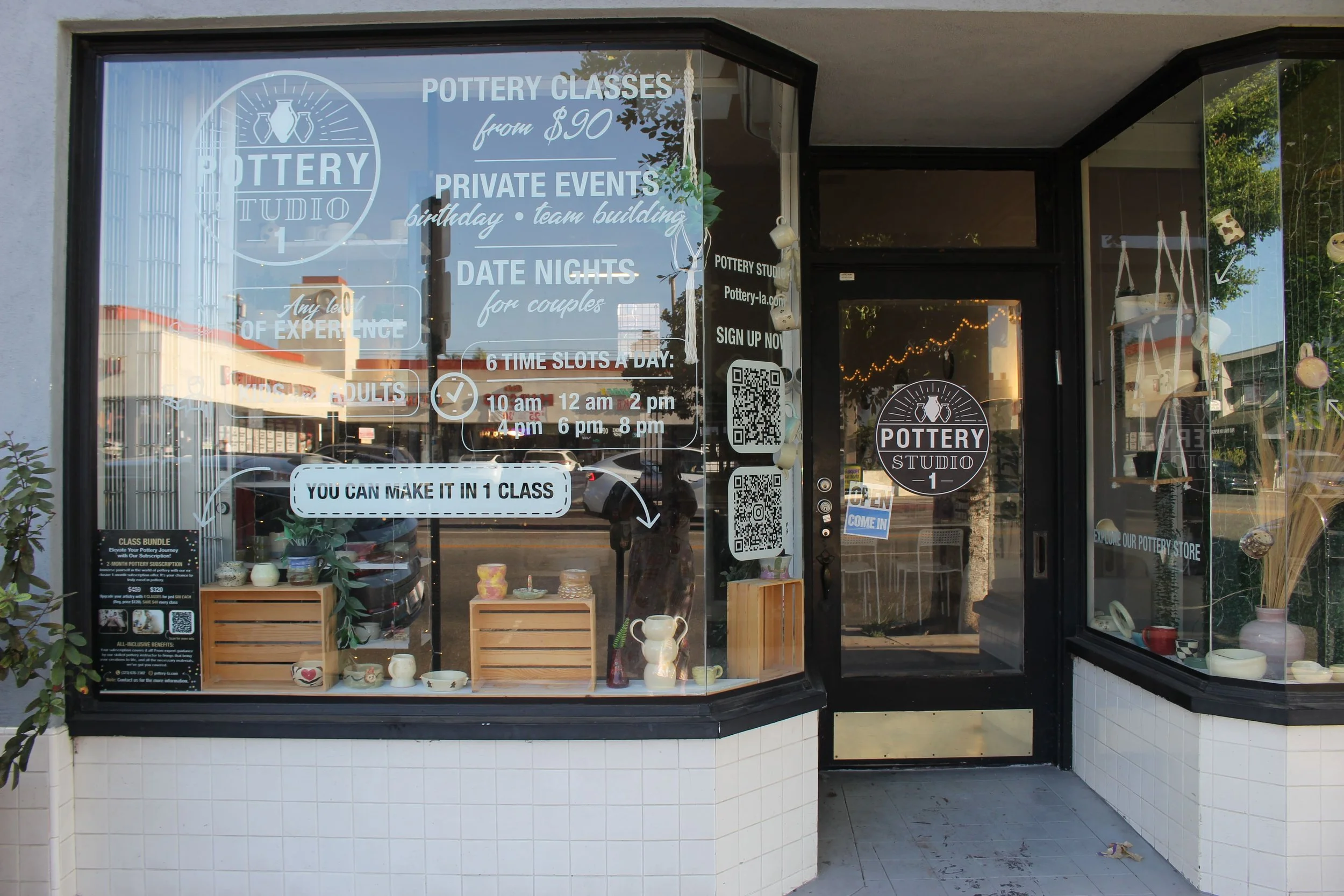 pottery studio at 8384 Beverly Blvd  