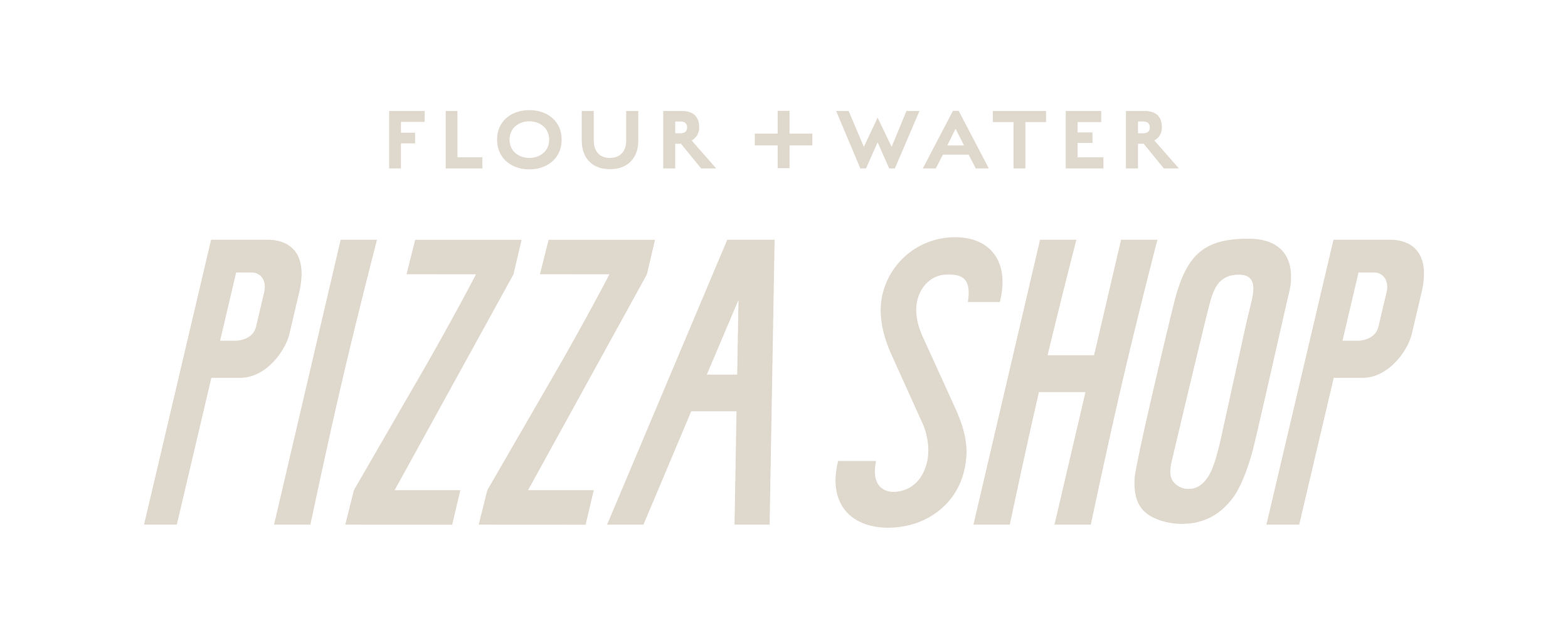 Flour + Water Pizza Shop