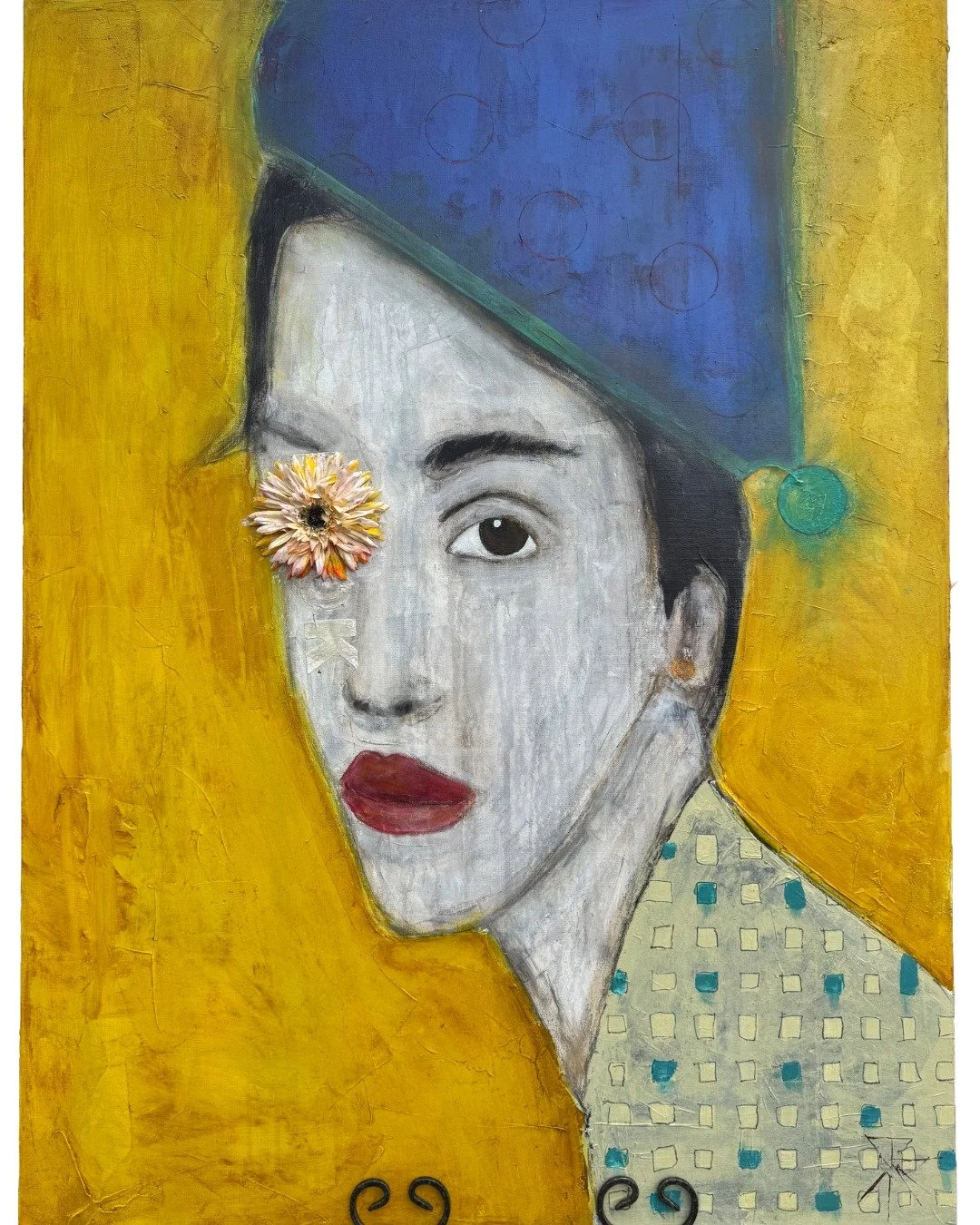 She looks back at you long enough for you to recognize yourself. &ldquo;The Watcher&rdquo; is an acrylic mixed-media piece on canvas, measuring 36&rdquo; x 48&rdquo;.

Shop online: https://www.reneebroxson.com/store/p/the-watcher