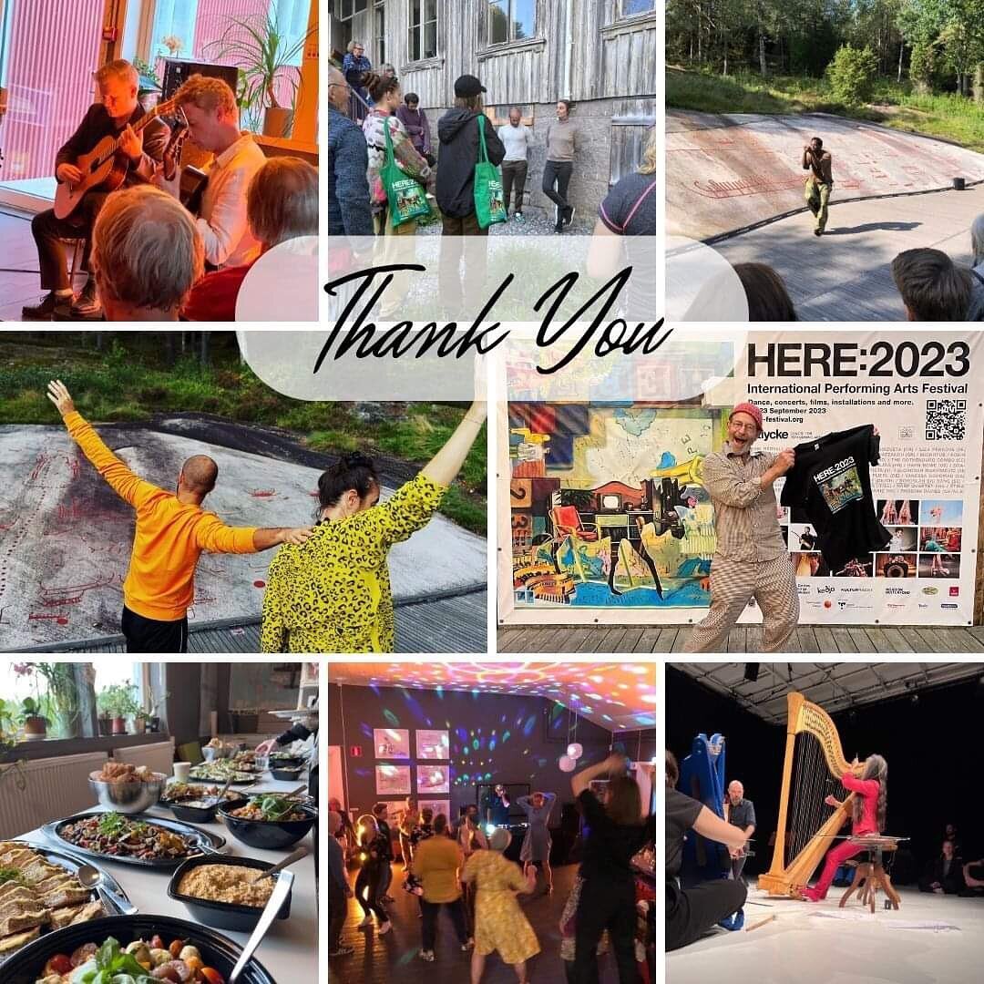 HERE:2023 - a big thank you to all the wonderful audience, artists and coworkers who participated and made this festival a reality and a success! 

There&rsquo;s a lot of people to thank of course and on this picture there&rsquo;s a glimpse of what w