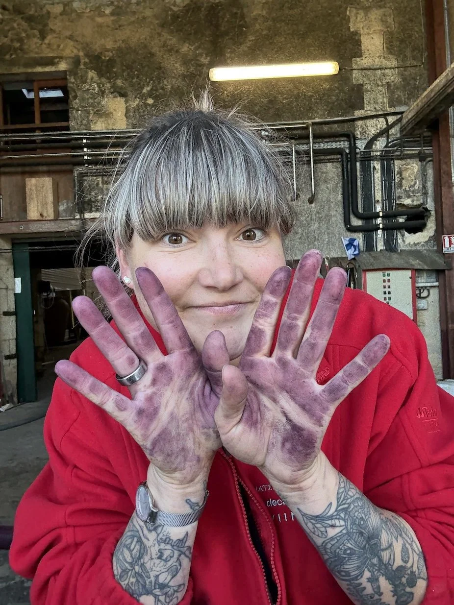 Nea Berglund winemaker at Chateau Carsin