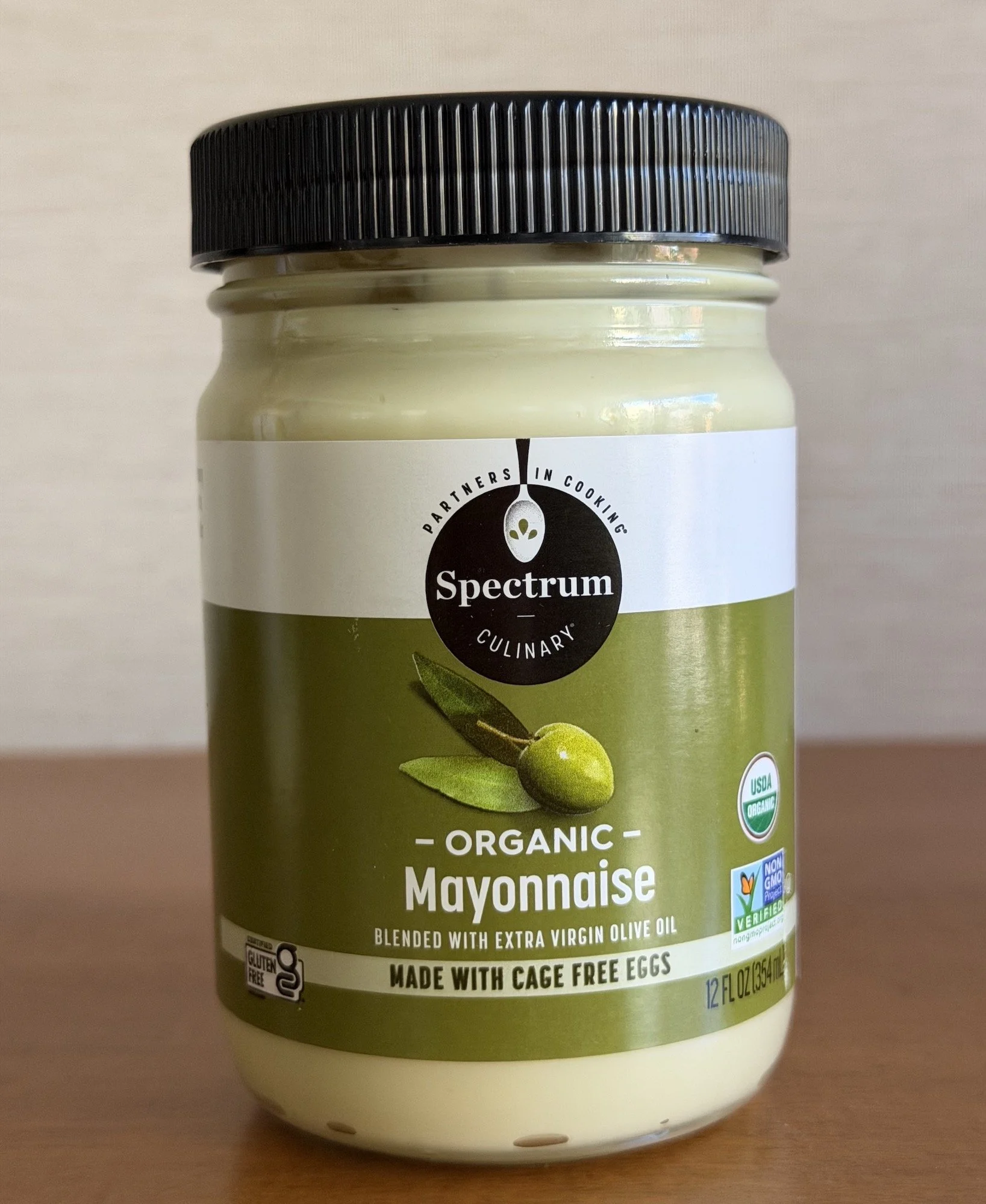 Spectrum’s blended olive oil mayonnaise