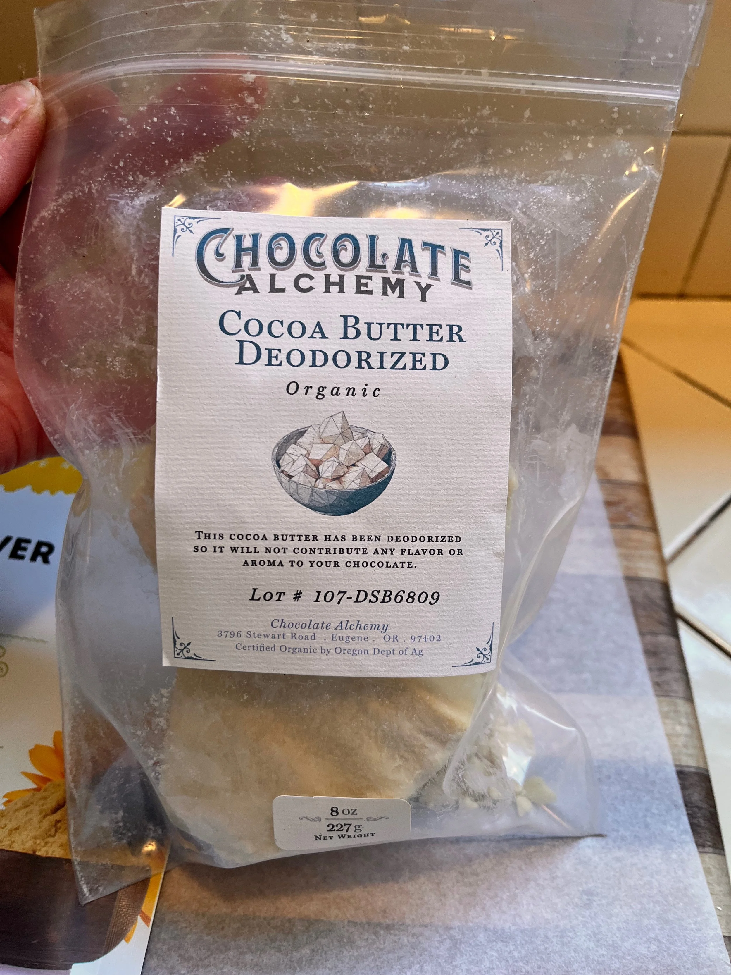 Chocolate Alchemy Deodorized Cocoa Butter